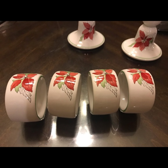 Block Bernarda candlesticks and 4 napkin rings - Picture 8 of 8